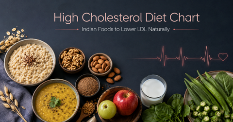 High Cholesterol Diet Chart: Indian Foods to Lower LDL Naturally