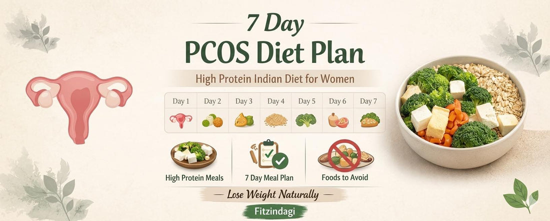 7 Day PCOS Diet Plan for Weight Loss: High Protein Indian Diet Chart for Women