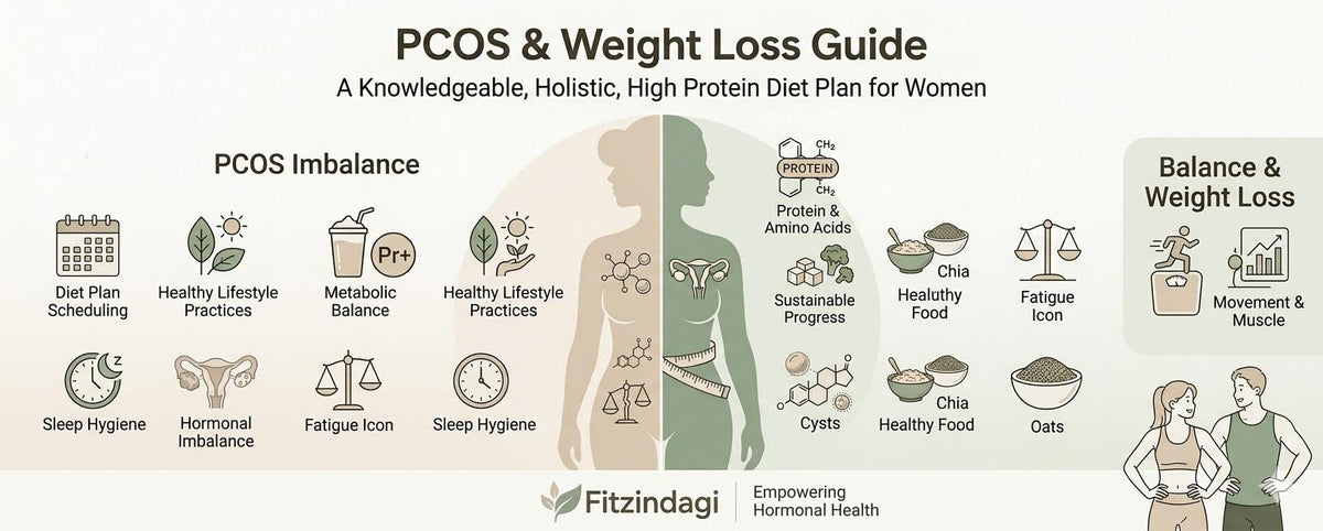 PCOS & Weight Loss Guide: High Protein Diet Plan, Food List & Lifestyl ...