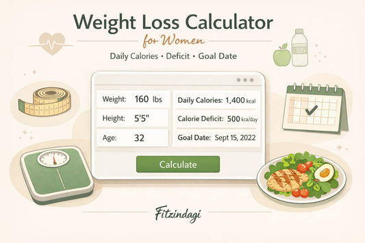 Free Weight Loss Calculator for Indian Women: Find Your Daily Calories, Deficit & Goal Date