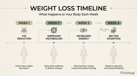 What Happens to Your Body When You Lose Weight: A Week-by-Week Timeline